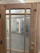 Exterior 9-Lite Marginal Craftsman Style Mahogany Door 1-3-1 RH