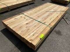 Western Red Cedar Decking 5/4"x4"x8'