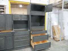 Newcastle Gray Kitchen Cabinet Set 12'x15'