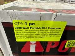 9000 Watt Portable Gas Generator