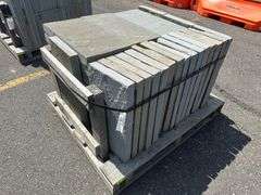 Natural Cleft Pattern Blue Stone, Full Color, 12" x 24 x 2" 1/2 - 3" Assorted Thickness