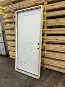 White Steel, Exterior Door 36", Left Hand