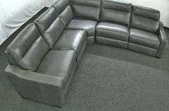 Macys Gabrine Leather 5pc Power Reclining Sectional Online Retail: $6455