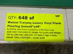 Walnut Travane Luxury Vinyl Plank Flooring 2mmx6"x48"