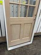 Doug Fir Exterior 9 Lite Door 36"x80" LH