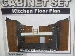 Newport White Kitchen Cabinet Set 10'x14'x10'