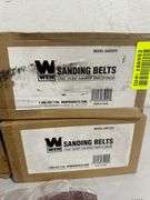 Assortment of sanding belts