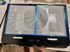 CFM Convertible Under-Cabinet Range Hood with Light in Black