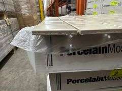 Soho Linen Matte Porcelain Mosaics Tile 2"x2"