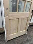 Doug Fir Exterior 9 Lite Door 36"x80" LH