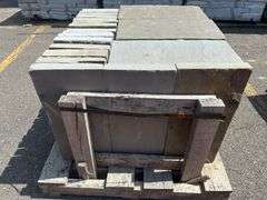 Natural Cleft Pattern Blue Stone, Full Color, 12" x 24 x 2" 1/2 - 3" Assorted Thickness