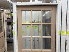Doug Fir Exterior 9 Lite Door 36"x80" LH