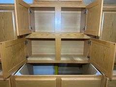 Regal Oak Kitchen Cabinet Set 12'x12'