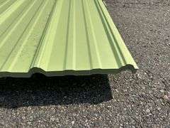 Green Primer Corrugated Metal Panel 3'x8'