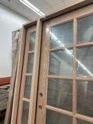 Exterior 8-Lite Mahogany Door 1-3-1 RH