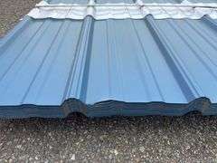 Gallery Blue Corrugated Metal Panel 3'x12'