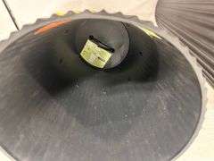 Veradek,Demi 26 in. Black Round Plastic Planter (2x$)