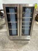 Velivi 24 in.Dual Zone French Door Beverage Cooler