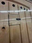Exterior Castle Knotty Alder With Speakeasy Door 1-3-1 RH