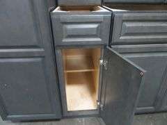 Newcastle Gray Kitchen Cabinet Set 12'x15'