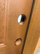 Medium Walnut, Ext Fiberglass, 200PP Plank Panel W/Clavos, 36"x80" LH