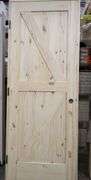 Unassembled Knotty Pine Door 30"x80" RH