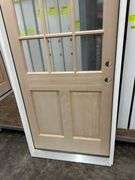 Doug Fir Exterior 9 Lite Door 36"x80" LH