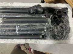 5 tier Industrial Wall Mount Iron Pipe Shelf