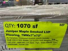 Juniper Maple Smoked LVP Flooring, 7mmx7"x72"