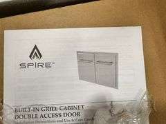 SPIRE 33 in. Outdoor Kitchen Built-In Grill Cabinet Double Access Door