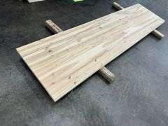 Live Edge, Birch Butcher Block Countertop, 1.5"x25"x98"