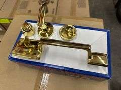 Polished Brass Capri Entrance Handleset