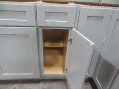Assembled Stone Harbor Gray Kitchen Cabinet Set 10'x14'x10'