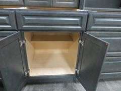 Newcastle Gray Kitchen Cabinet Set 12'x15'