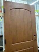 Medium Walnut, Ext Fiberglass, 200PP Plank Panel W/Clavos, 36"x80" RH
