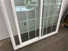Patio Slider Vinyl Frame Door 71 1/2"x79 1/2"