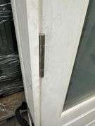 White Exterior 3/4 Glass Double Patio Door 72"x80"
