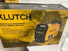 Klutch Dual-Voltage Multi-Process 4-in-1 Welder 200 Amp