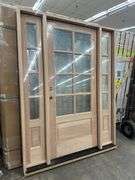Exterior 8-Lite Mahogany Door 1-3-1 RH