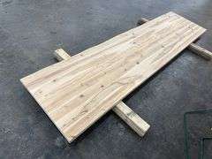 Live Edge, Birch Butcher Block Countertop, 1.5"x25"x98"