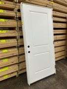 White Steel, Exterior Door 36", Left Hand