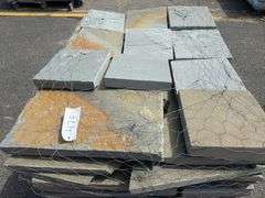 Sawn Edge Wall Stone, Natural Cleft Pattern Blue Stone