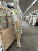 Exterior Castle Knotty Alder With Speakeasy Door 1-3-1 LH