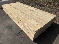 White Pine T&G Paneling 1"x6"x8'