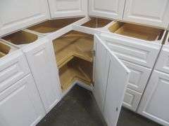 Newport White Kitchen Cabinet Set 12'x12'