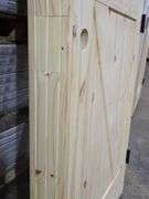 Unassembled Interior Knotty Pine Door 30"x80" LH