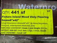 Fishers Island Wood Vinyl Flooring 5mmx6"x42"