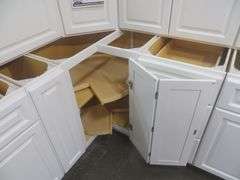Newport White Kitchen Cabinet Set 12'x12'