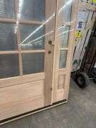 Exterior 8-Lite Mahogany Door 1-3-1 RH