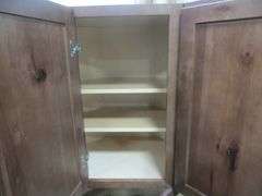 Rustic Walnut Shaker Kitchen Cabinet Set 10'x15'
